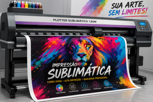 Impressão papel Sublimático 